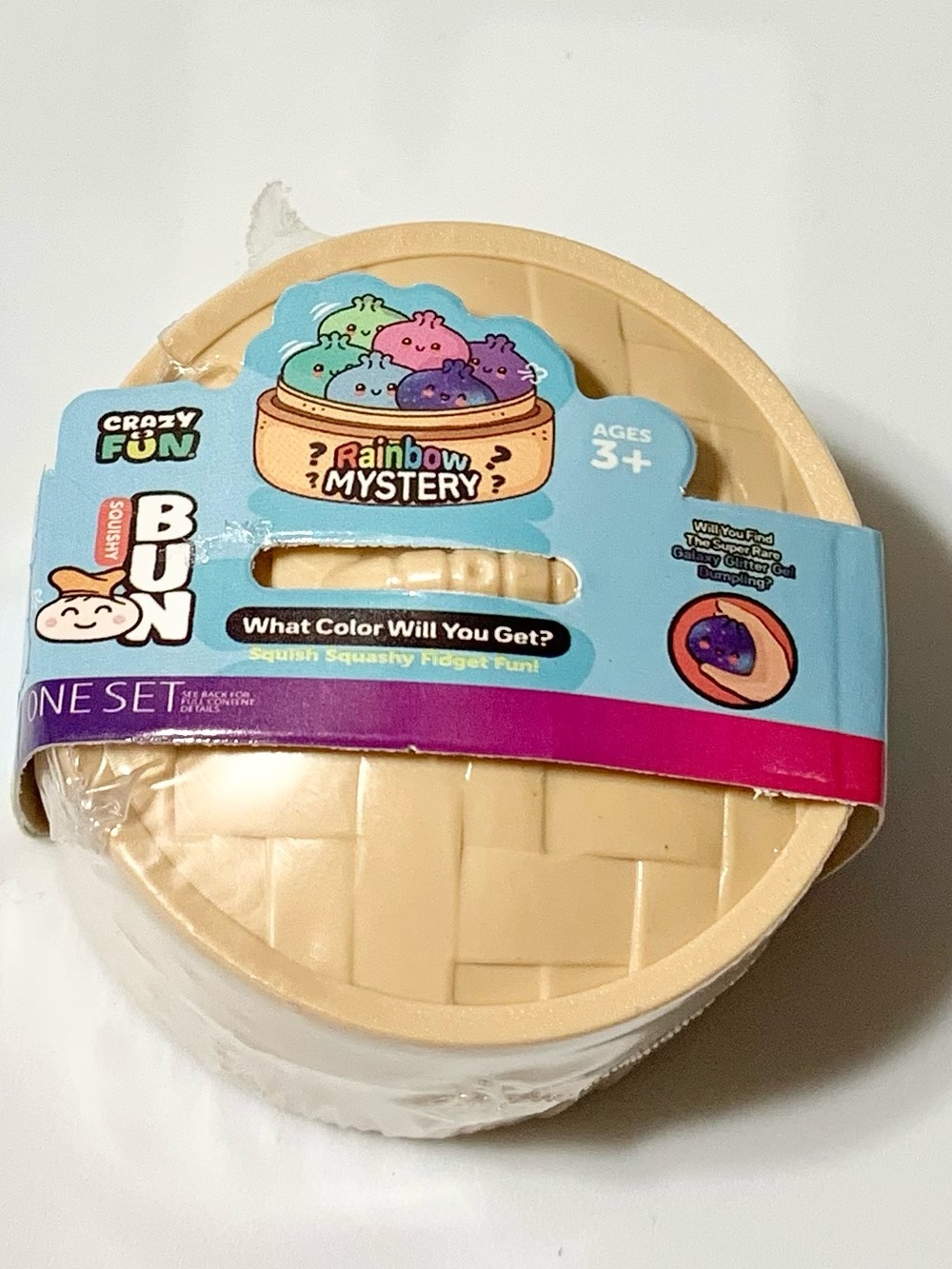 MINI Squishy Rainbow Mystery Dumpling Squish Bun NEW